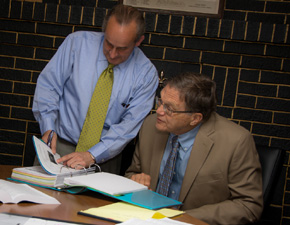 Attorneys Thomas Dickey and David J. Kaltenbaugh